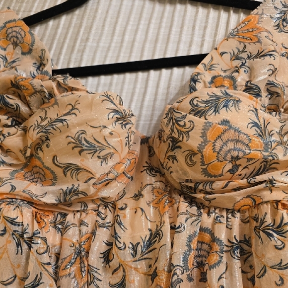 House of Harlow 1960 Floral Puff Sleeve Blouse - Picture 16 of 16